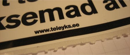 TeleYks: ainult tellitud post ja väiksemad arved!