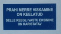 Prahe merre viskamine on keelatud