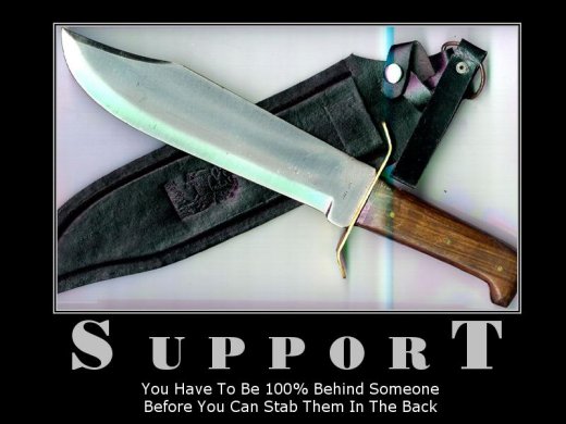 Demotivational: support