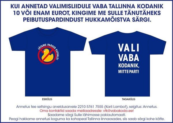 Vaba Tallinna Kodanik särk